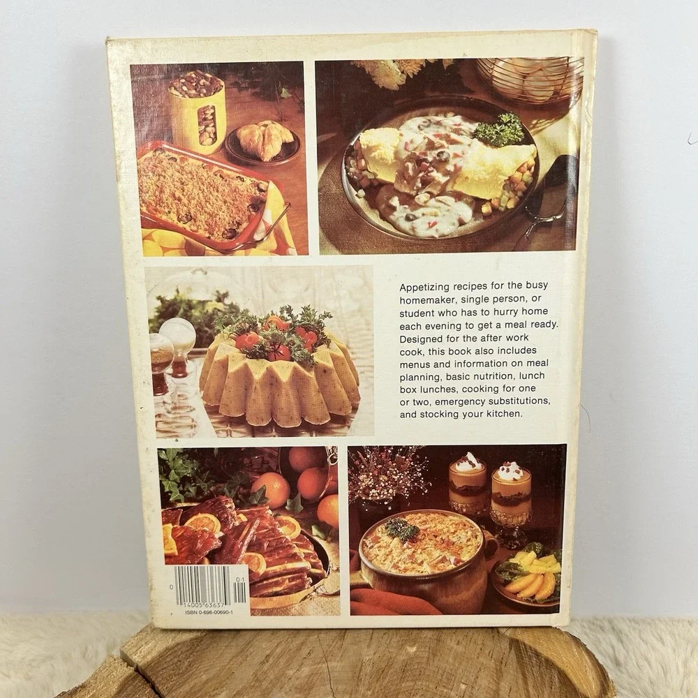 Vintage Better Homes and Gardens After Work Cook‎ Book First Edition First Print